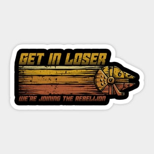 We're Joining the Rebellion Sticker